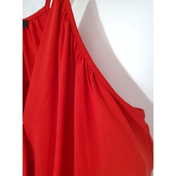 EXPRESS Red Spaghetti Strap V Neck Top Medium - Picture 10 of 15